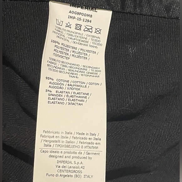 Imperial Dress 
Glitter mid-length black dress - Picture 9 of 9